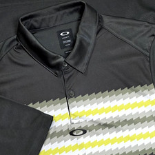 Oakley Hydrolyx Active Polo Shirt Men M Regular fit Performance Short sleeve