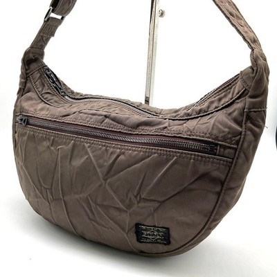 Porter Shoulder Bag Crescent Moon Half Yoshida Authentic Used