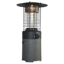 FlamePro Table-Top Patio Heater w/Adapter Hose, 10,000 BTU, 12.5"L×12.5"Wx23."H