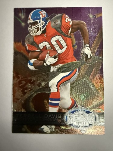 1997 SkyBox Metal Universe #23 Terrell Davis Denver Broncos HOF - Bild 1 von 2