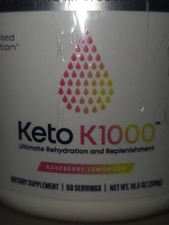 Hi-Lyte Keto K1000 Hydration Electrolyte Powder, No Sugar 50 Serving-NEW SEALED