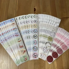 300pcs Cute Thank You Stickers  1” Small Business for Decorate Envelopes Sealing