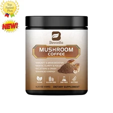 Organic 10 Mushroom Coffee Powder- Lions Mane Chaga Reishi Brain Memory Health