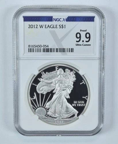 2012-W American Silver Eagle Proof 9.9 UCAM NGC X NGCX *6334