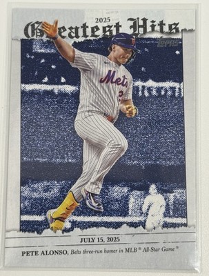2026 Topps Series 1 Greatest Hits Pete Alonso #GH-28 Mets
