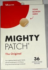 Hero Cosmetics Mighty Patch The Original, 36 Hydrocolloid Patches - EXP: 3/26