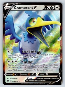 Cramorant V 054/072 Shining Fates Ultra Rare Holo