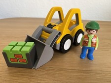 Playmobil 123 Radlader 6775 Bagger Baustelle