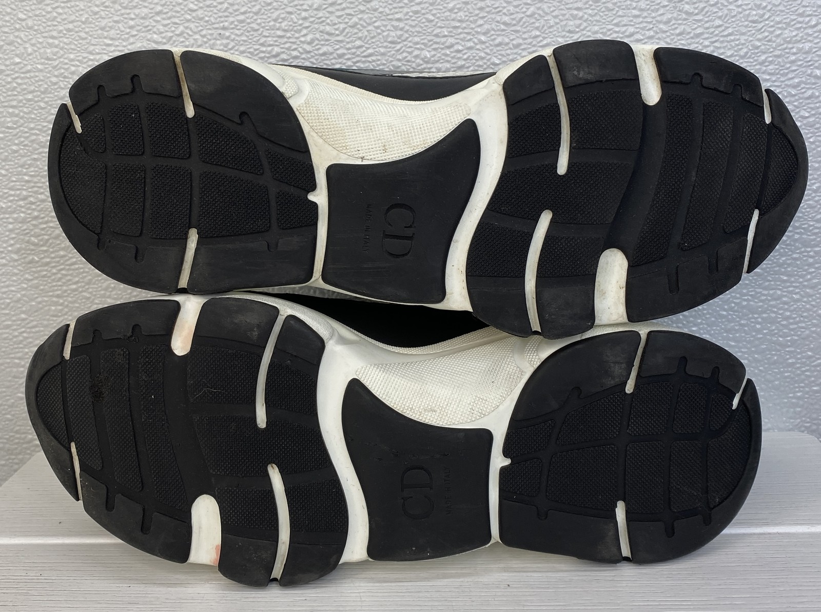 Dior B22 Sneakers Men's US9 EUR42 Mesh White Blue Deep Green Low Top *PREOWNED* thumbnail 5