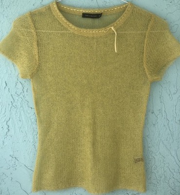 The Limited light pistachio green crew Sweater mohair top size Sz Xs, S
