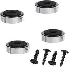 Speaker Isolation Pads 4 Pack for Turntables Amplifiers Receivers - Rubber Feet