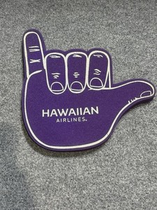 Vintage Hawai’i Hawaiian Airlines Foam Finger Shaka Aloha Collectible