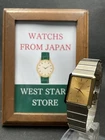 [Near Mint] Vintage SEIKO DOLCE 1221-5640 Gold Quartz Men’s Watch JAPAN