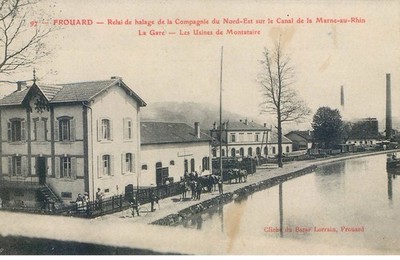 MEURTHE ET MOSELLE FROUARD Treidelais der Nordostkompanie auf l