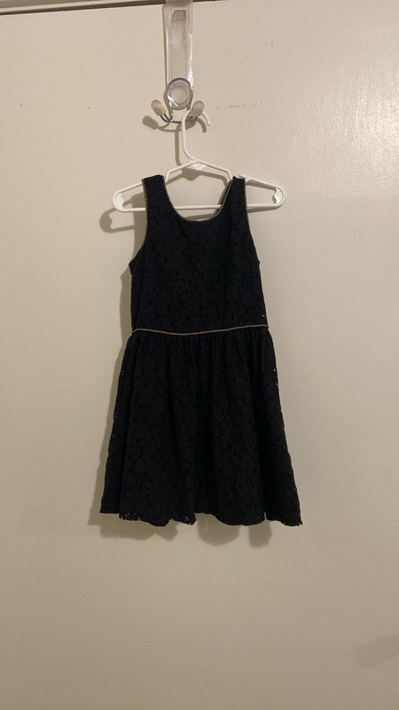 Black Lace Dress Girls Size Small Baby Gap Brand Sleeveless