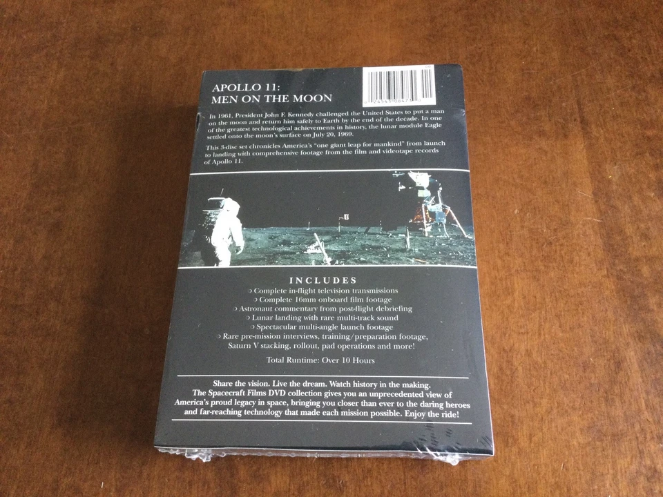 Spacecraft Films - Apollo 11: Men on the Moon (DVD, 2003, 3-Disc Set) New - Image 2 of 2