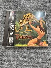Tarzan PS1 PlayStation 1 Black Label Complete Tested Works