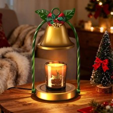 Candle Warmer Lamp with Timer Dimmable 4 Level Christmas Wax Warmer