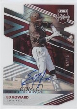 2020 Panini Elite Extra Edition 52/85 Ed Howard #16 Auto 0w7