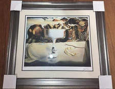 Salvador Dali Limited Edition Lithograph Apparition of Face 199/300 Signed COA