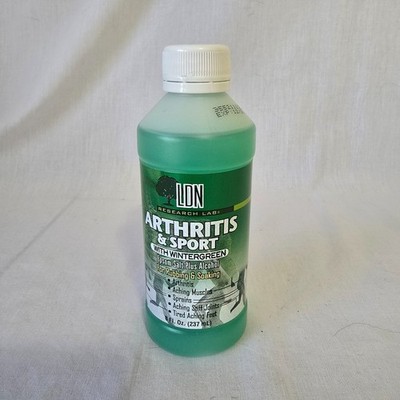 LDN Research 8oz Arthritis & Sport W/ Wintergreen Epsom Salt Plus Alcohol New