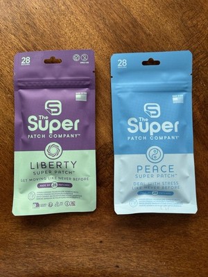 The Super Patch Company:The Liberty Patch & The Peace Patch Pack of 28 Patches