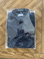 Berlioni Italy Navy Blue Men's Dress Shirt Regular Fit Size M32/33 New Open Box
