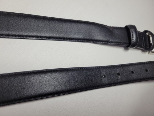 TU schwarzer Echtleder Gürtel Größe XL 40-42 '' 102-107cm - Bild 5 von 22