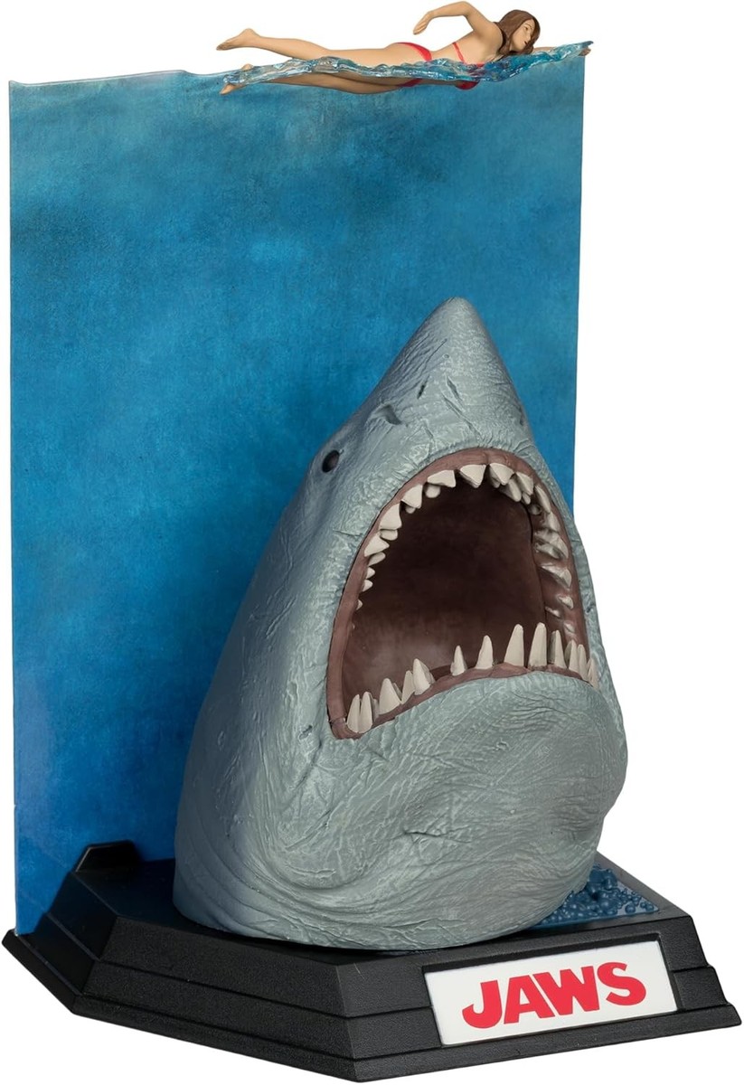 Movie Maniacs Jaws 50th Anniversary 6 Inch Static Figure 3D Poster