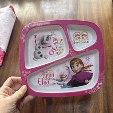 Anna, Elsa And Olaf Zak Designs Divided Plate
