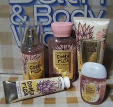 BATH & BODY WORKS 5pc TRAVEL Gift Set Pink Pineapple Sunrise New (BB/088)