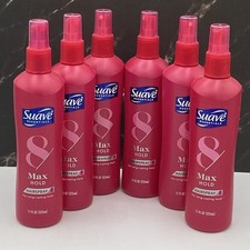 Suave Non-Aerosol Max Hold 8 Hairspray 6 Pack 