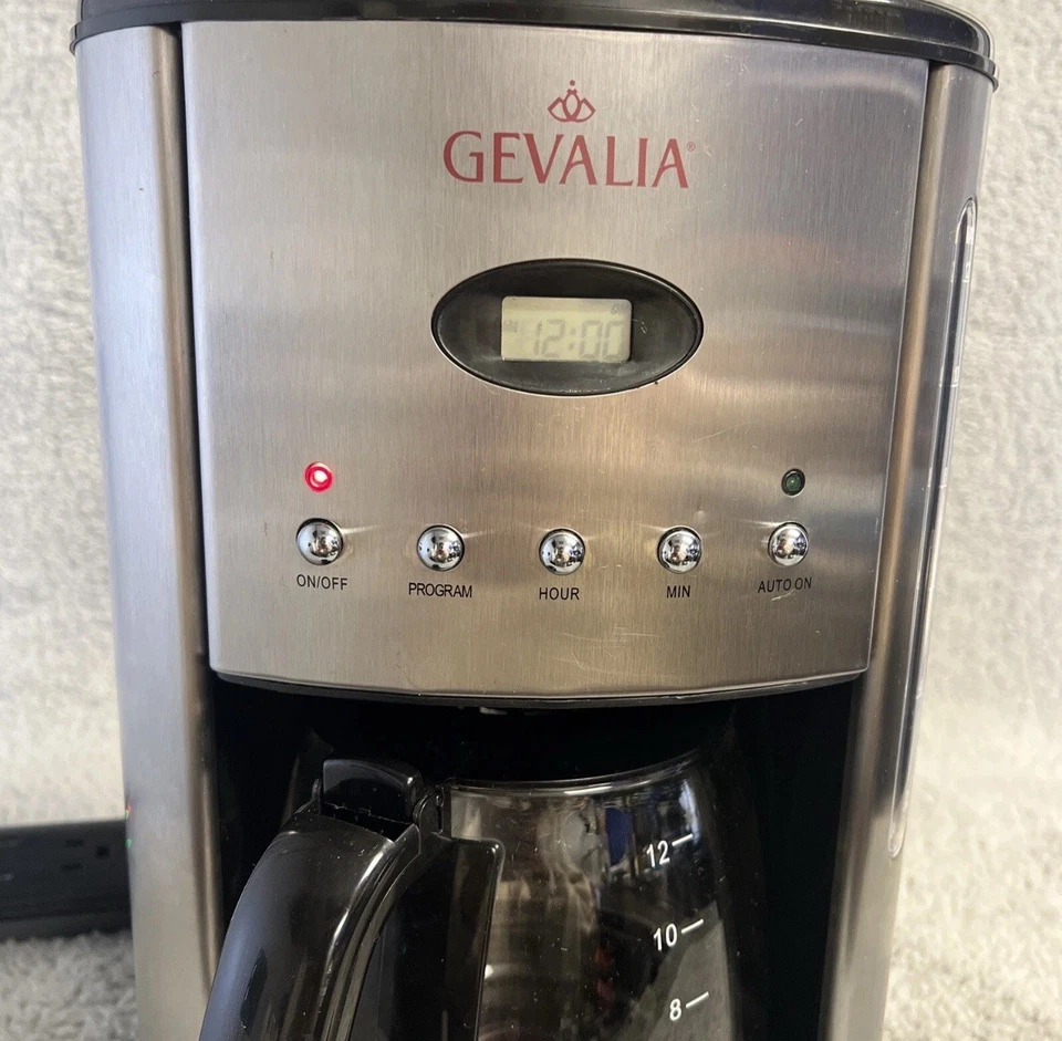 Gevalia Programmable 12-cup Automatic Coffee Maker Stainless Steel with Carafe - Image 2 of 4