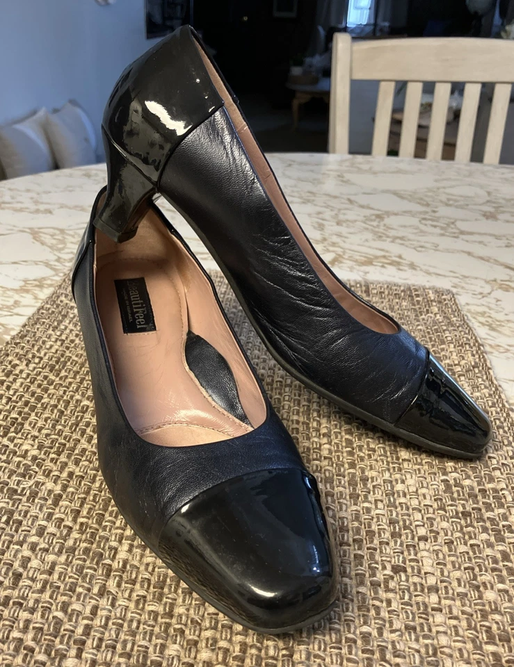 Zapatos de tacón Beautifeel Rebecca charol negro Israel talla 39 Foto 2 de 4