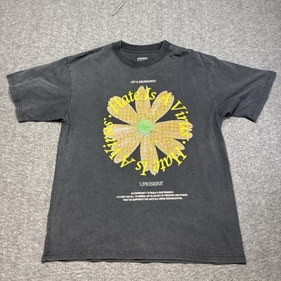 Uprisers Hate Is A Virus Shirt Men Large Charity Joy and Abundance Black Street