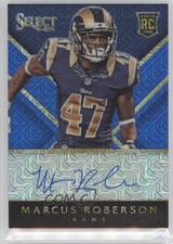 2014 Panini Select Rookie Blue Mojo Prizm 8/10 Marcus Roberson #RA-MR Auto 4l6