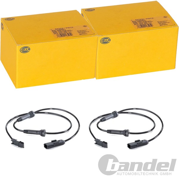 2X Hella ABS-SENSOREN Hinten Passend FÜR Renault Grand Megane ScÉNic-image