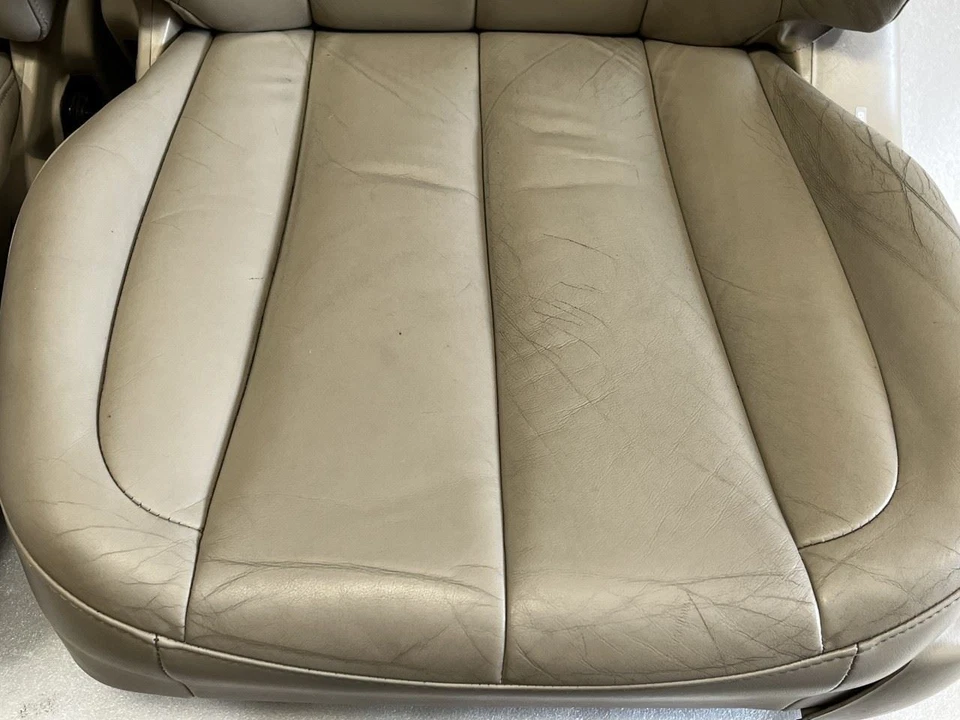 2004 TOYOTA AVALON DRIVER PASSENGER FRONT SEATS WITH HEAT AND MEMORY IVORY LA01 - Изображение 4 из 4