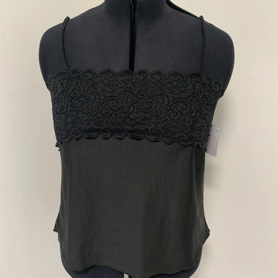 Camille Women's Luxury Camisole Lace Trim Adjustable Straps Ladies Vest Top BNWT - Image 2 of 4