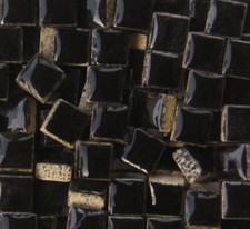 PINUO KE 200 Pieces / 200 g Square Shapes 1x1 cm 200g, Dark Black