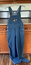 Vintage Mickey Mouse Denim Bib Overalls Jeans Size Medium Great Condition