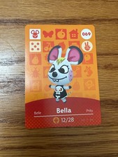 Authentic Bella 069 animal crossing amiibo cards