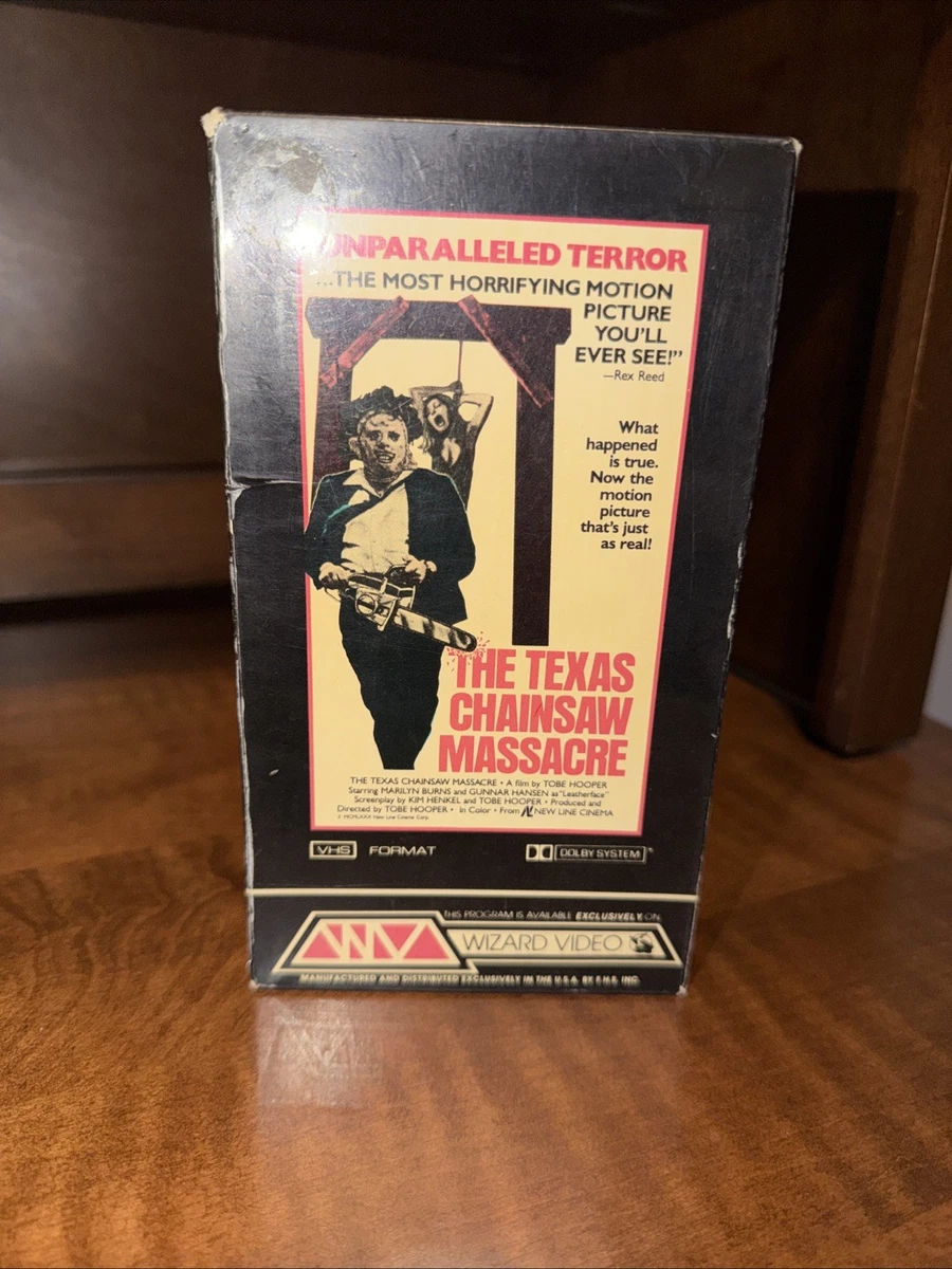 The Texas Chainsaw Massacre VHS Tapes for sale | eBay