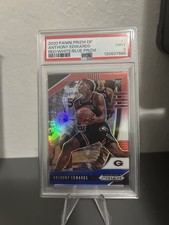 Anthony Edwards Panini Prizm Draft Picks Red White & Blue Prizm #1 PSA 9
