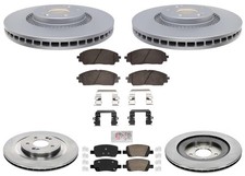 For KIA Carnival Hybrid 2025 GEO Coated F&R Disc Brake Rotors Disc Brake Pads