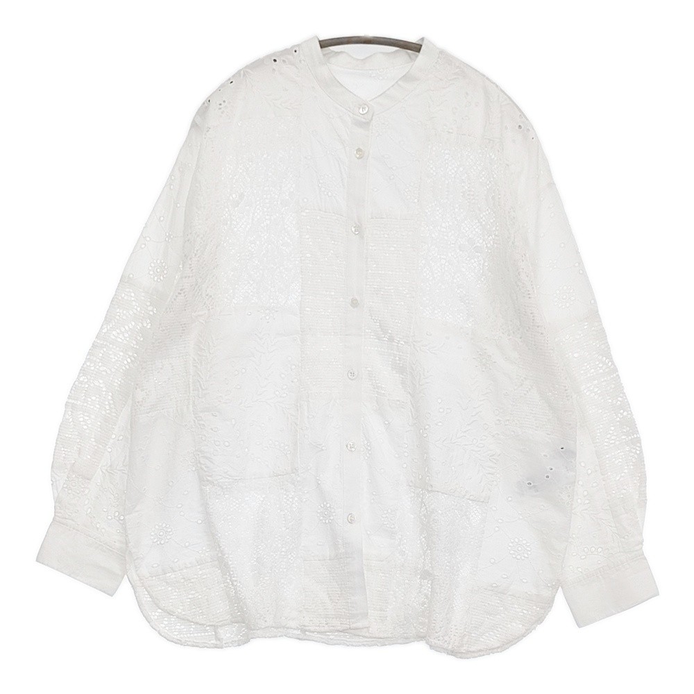 JOURNAL STANDARD relume Patchwork lace shirt Long… - image 1