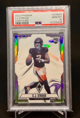 2023 Phoenix CJ Stroud Contours Rookie Card RC PSA 10 Gem Mint #CON-20 Texans