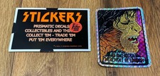 An American Werewolf In London Horror Vending Prismatic Prism Sticker Decal