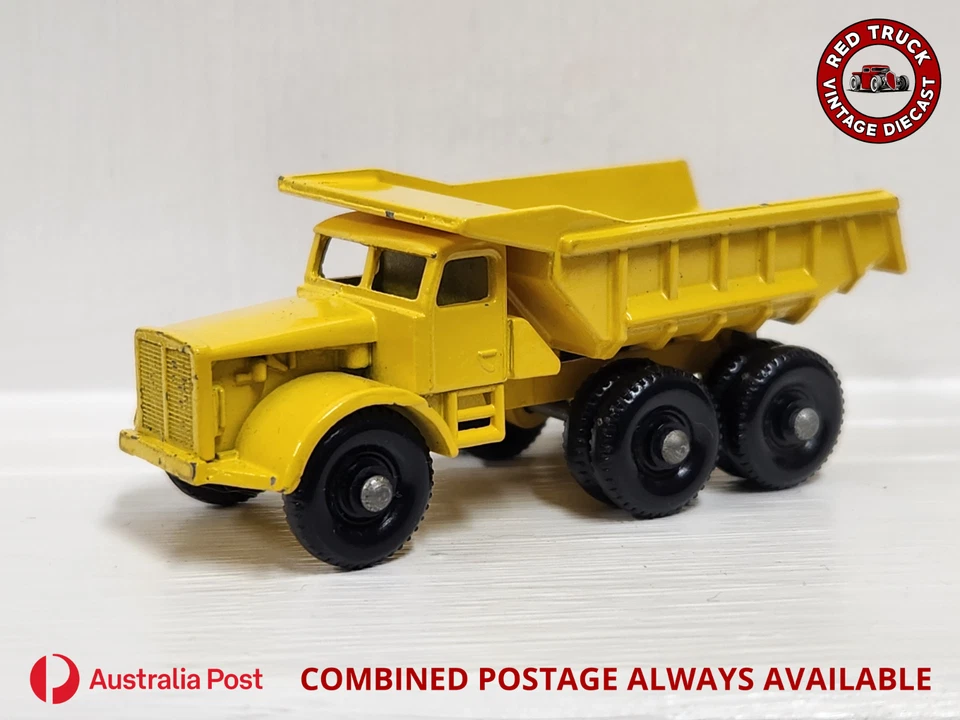 LESNEY MATCHBOX 1963-67 No.6C EUCLID DUMP TRUCK (SOLID REAR TYRES) * - image 1 of 4