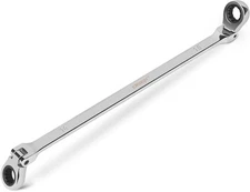 14-15mm Extra Long Flex Head Ratcheting Wrench set, Double Box End Long Reach Ra